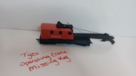 HO Tyco Santa Fe Operating Crane Missing Key! No Box! - $14.84