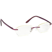 Silhouette Eyeglasses 7548 40 6052 Purple Rimless Frame Austria 52[]17 135 - £78.65 GBP
