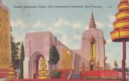 San Francisco California CA Temple Compound Golden Gate Exposition Postcard D40 - £2.35 GBP