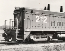 Burlington Northern Railroad BN #212 SW1200 Electromotive Train B&amp;W Photograph - $9.49