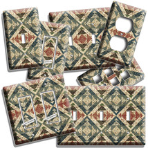 Rustic Latin Southwestern Rug Pattern Light Switch Outlet Wall Plates Room Decor - £9.54 GBP+