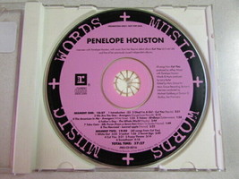 Penelope Houston Words+Music 1994 Promo Cd San Francisco Punk Band Avengers Oop - £4.28 GBP