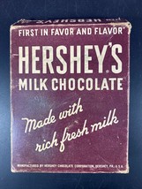 1940s Hershey’s Milk Chocolate Candy (24) Bar Empty Box No. 105 Vintage - £29.80 GBP