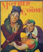 Mother Goose Theatre Show Mini Poster Print 1930's Original Lithograph A... - $31.94
