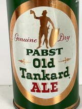 Pabst Old Tankard Ale Beer Can Vintage 12oz Green Steel Union Made - $7.99