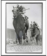 1960 - BALLY ACHE winning the Preakness Prep at Pimlico - 8" x 10" - $20.00