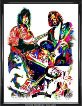 Top 5 Guitarists Page Van Halen Hendrix Clapton BB King Music Print 18x24 - £21.23 GBP