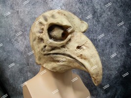 Creepy Bird Skull Adult Mask Beak Vulture Raven Carcass Blackbird Skeleton Bones - £19.63 GBP
