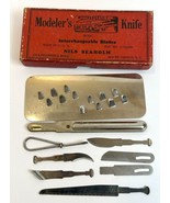 Antique Modeler’s Knife With Interchangeable Blades Nils Seaholm origina... - $27.39