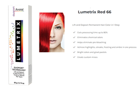 AVENA Lumetrix Duoport Permanent Hair, Red 66 image 2
