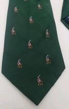 Polo Ralph Lauren Mens Silk Tie Polo Horse &amp; Jockey Vintage Equestrian Necktie  - $23.33