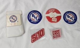 Brother of Locomotive Engineers Soo Line 4 Ralroad Patches 1 Button Unused - £18.32 GBP