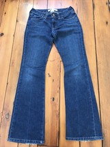 Gap Curvy Flare Bootcut Bellbottoms Long Tall Dark Wash Blue Jeans 4 31 x 35 - £29.47 GBP
