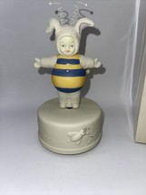 Department 56 Snowbunnies Be My Baby Bunny Bee Revolving Musical Figurin... - $20.00