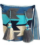 Handmade Wayuu Crochet Tote Bag, Woven Mochila, Colombian Tribal Bag, Be... - $1,791.96 MXN