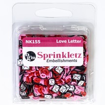 Buttons Galore Sprinkletz Embellishments 12g-Love Letter - £9.33 GBP