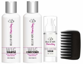 Mara Ray Luxury Hair Care Kits for Synthetic Wigs, Extensions, Toupees w... - £31.56 GBP+