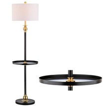 Evans 61&quot; Metal Led End Table Floor Lamp, Modern, Contemporary, Traditio... - $219.99