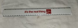 Vintage Plastic Coca Cola Coke Ruler Its The Real Thing Compliments of B... - £10.22 GBP