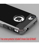 Hybrid Shockproof Hard Soft Rugged Cover case for Apple Iphone 6S &amp; 6S P... - £16.81 GBP