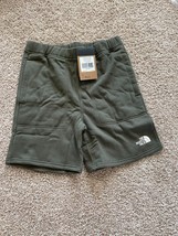 BNWT The North Face Camp Fleece Shorts - Boys, Olive, XL(18/20), Fits like 14-16 - £15.02 GBP