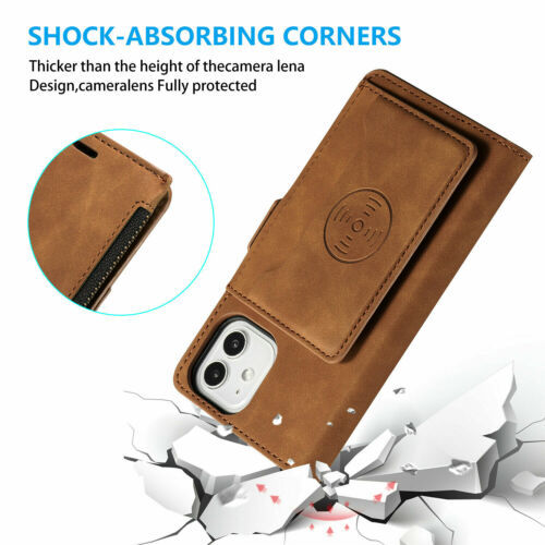 Wallet Leather Magnetic Flip Case For iPhone 13 12 Pro Max 11 XR XS 7 8+ SE