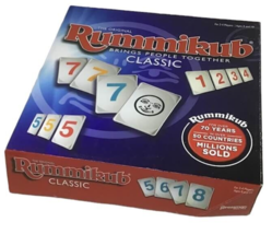 Rummikub Classic Original Number Tiles Game Rummy Table Rack Family 2019 - £15.44 GBP