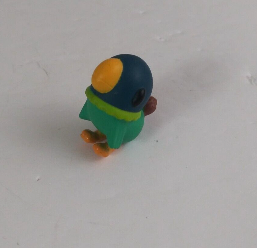 Cute Little Blue &amp; Green Parrot 1&quot; Mini Toy Figure - $4.84