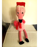 Christmas Plush Pink Flamingo Animated Musical - Jingle Bells - $19.99
