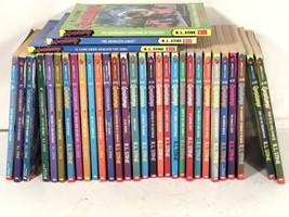 Vintage 90s Rl Stine Goosebumps 33 Livres de Poche Scholastic Apple Fiction Lot - $148.49