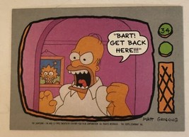 The Simpson’s Trading Card 1990 #34 Bart Simpson Homer - £1.53 GBP