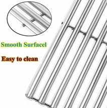 Grill Cooking Grates Replacement 17&quot; 2pcs Stainless Steel for Nexgrill 720-0830H - £50.23 GBP