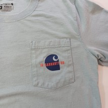 Carhartt TK5883-M Relaxed Fit Heavyweight Men's Blue Long Sleeve T-Shirt Size M image 6