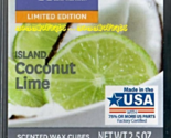 Island Coconut Lime Better Homes and Gardens Scented Wax Cubes Tarts Melts - $3.75
