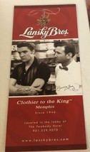 Lansky Brothers Brochure Clothier To The King Elvis Presley BR15 - £5.41 GBP