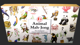 Animal Mah-Jong Illustrations by Ryuto Miyake Board Game CIB - £11.64 GBP