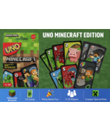 UNO Minecraft Edition Card Game by Mattel | 112 Cards | Family Fun Party... - €34,22 EUR