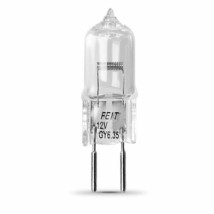 Feit Electric BPQ50T4/RP 50-Watt T4 JC Halogen Bulb with Bi-Pin Base, Clear - £5.80 GBP
