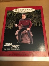 1996 Hallmark Star Trek Commander William T. Riker Ornament - £14.62 GBP