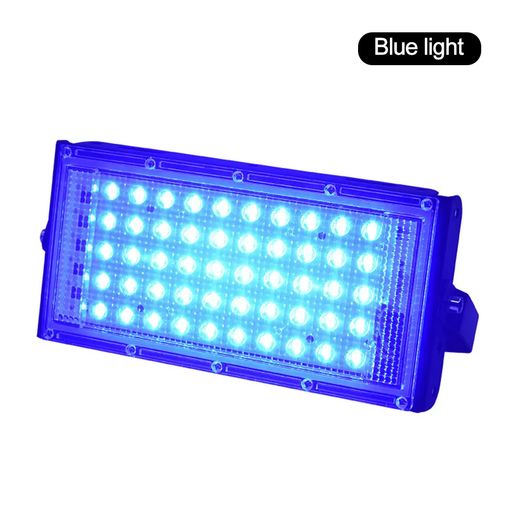 50W Red/Green/Blue/White LED Floodlight AC 220-240V Outdoor Flood Light Spotligh - £147.34 GBP