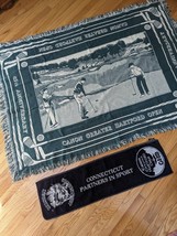 Canon Greater Hartford Open GHO Throw Blanket &amp; Golf Towel, Good used co... - £21.98 GBP