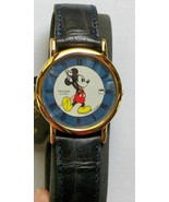 Disney Pulsar Mens Mickey Mouse Watch! Mother of pearl Blue Dial! Date o... - £219.17 GBP