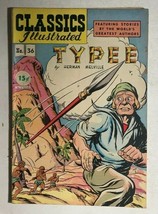 Classics Illustrated #36 Typee By Herman Melville (Hrn 64) Vg+ - £14.97 GBP