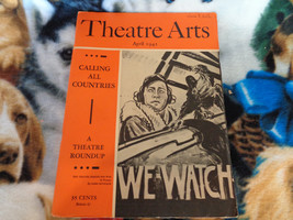 Theatre Arts April 1942 Calling All Countries --- A Theater Roundup - £11.16 GBP