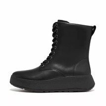 Fitflop women&#39;s f mode lace up flatform ankle boots in Black - $136.00