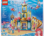 Lego Disney Ariel&#39;s Underwater Palace 43207 Building Kit (498 Pieces) NEW - $79.79