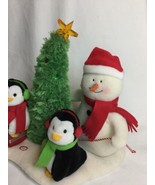 Hallmark Jingle Pals 2006 Very Merry Trio Penguin Christmas Tree Animate... - $40.04 CAD