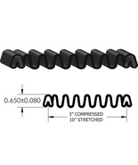 Gordon Glass® Slider to Slider Accordion Boot Seal, 3&quot; Compressed, 8&amp;q - $256.15