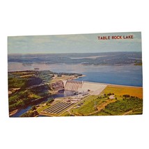 Postcard Table Rock Lake And Dam Aerial View Branson MO Chrome Unposted - £5.53 GBP