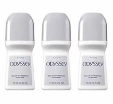 Avon Odyssey Roll-On Anti-Perspirant Deodorant Bonus Size 2.6 Oz PACK OF 3 - £13.27 GBP